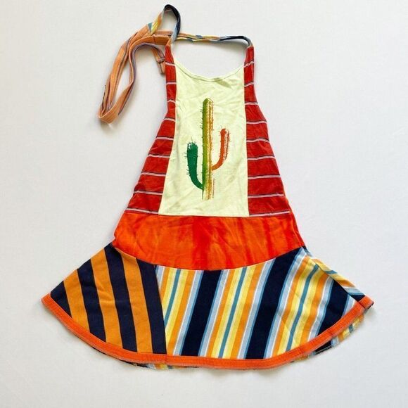CourtneyCourtney Other - CourtneyCourtney Halter Tie Dress 5/6 Twirl Twirly Skirt Cactus Southwestern